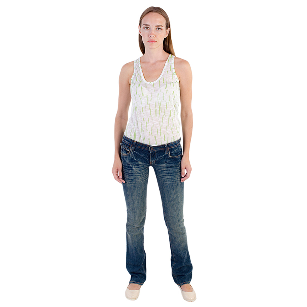 575 DENIM MEDIUM RISE STRAIGHT JEANS | WOMENS SIZE 28